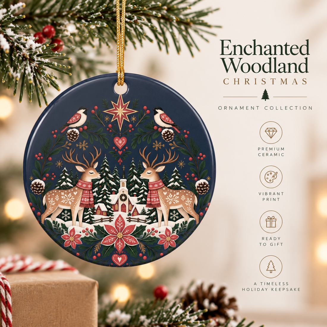 Woodland Christmas Ornaments That Become Cherished Keepsakes