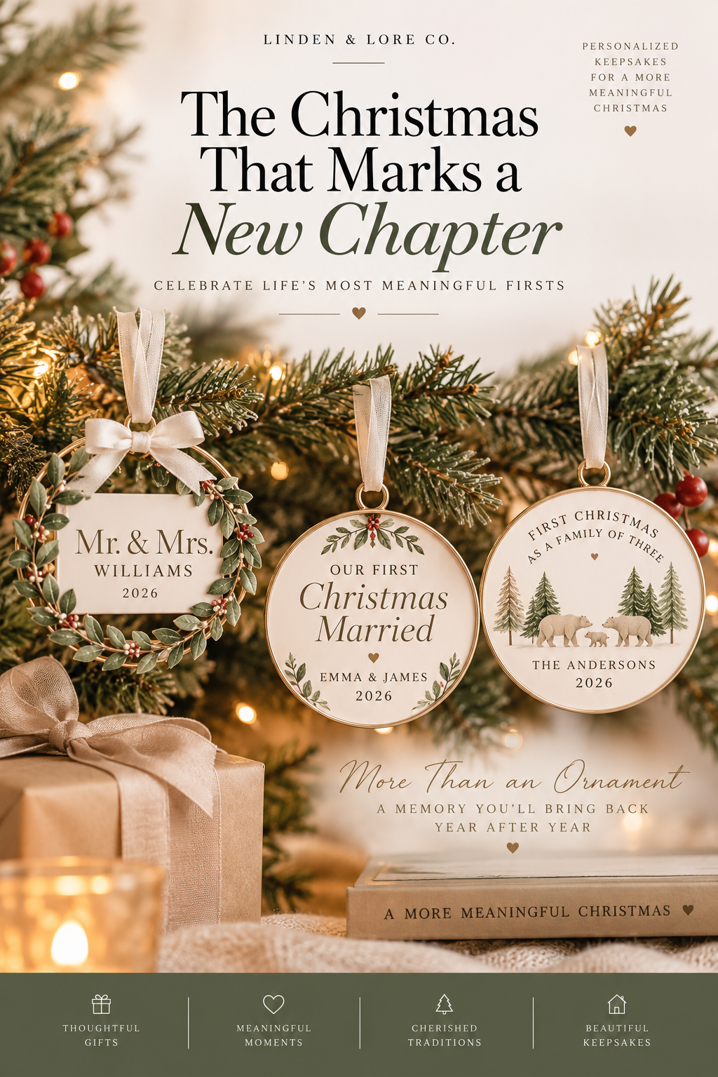Personalized Christmas Ornaments for Life’s Most Meaningful Firsts