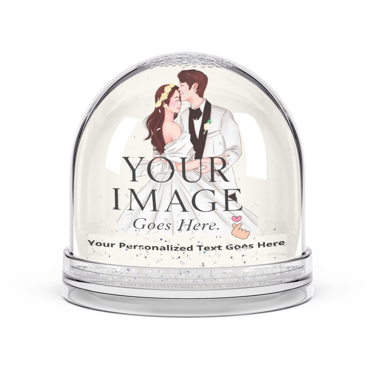 Personalized Snow Globe Light