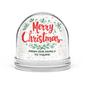 From Our Family to Yours Snow Globe