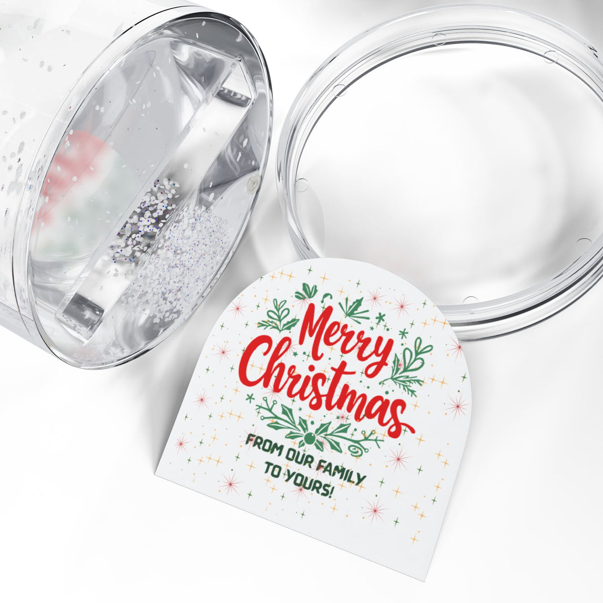 From Our Family to Yours Snow Globe