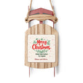 Personalized MDF Sled Decoration